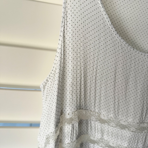 Free People Voile and Lace Trapeze Slip in White (Size M) - Picture 7 of 9